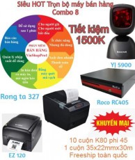 Combo 8 – Trọn bộ phần mềm quản lý VinshopPro1 + máy bán hàng 9.600K Tiết kiệm 1500K